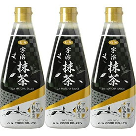 【3個セット】ジーエスフード 抹茶ソース 500g チューブ リッチ トッピング シロップ 美味しい 和風 製菓材料 フレーバー お菓子 デザート みつ豆 わらび餅 カステラ クレープ ホットケーキ アイス 送料無料