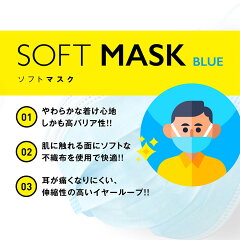ソフトサージカルマスク10枚入り(医療用マスク)不織布3層マスク高性能フィルタ高い防護性バリアレベル2液体防護医療用マスクサージカルマスク