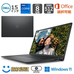yViz DELL f m[gp\R Inspiron 15 3000 3520 15.6^FHD/ Core i7-1255U/  8GB/ SSD 512GB/ Windows 11 / Office tI\ / Wi-Fi6/ J[{ubN