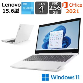 【新品】 Lenovo ノートパソコン IdeaPad L360i 82HL00B9JP 15.6型/ Celeron/ メモリ4GB/ SSD 256GB/ Windows 11/ webカメラ/ DVD / Office付き/ ブリザードホワイト