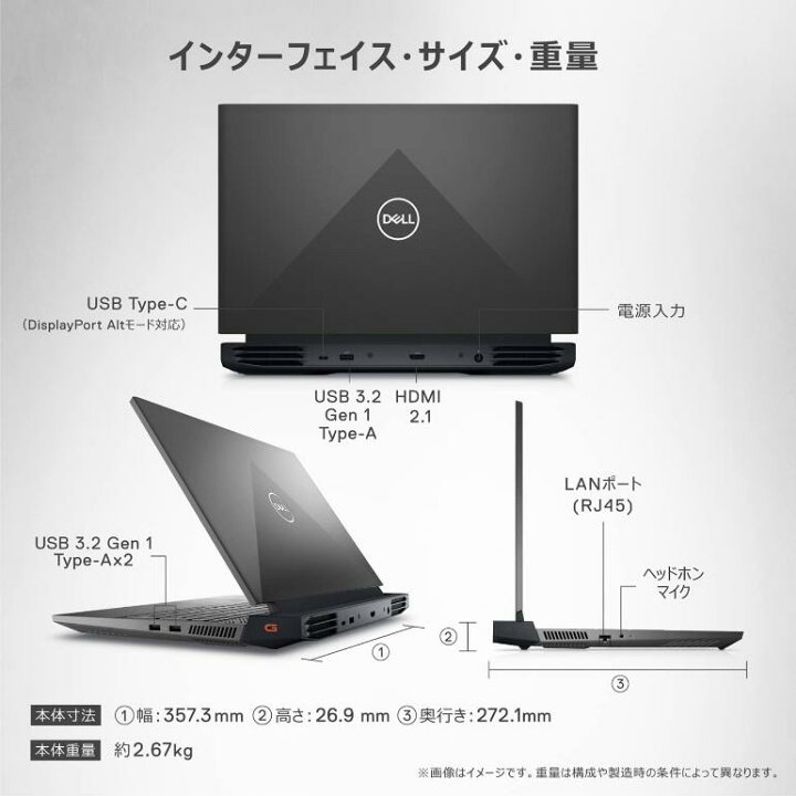 楽天市場】【新品】 Dell ゲーミングノートパソコン Dell G15 5520 