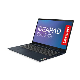 【新品】 Lenovo ノートパソコン IdeaPad Slim 370i 15.6型フルHD/ i5-1235U / メモリ 16GB/ SSD 512GB/ Windows 11/ Office付き選択可能/ Webカメラ/ アビスブルー