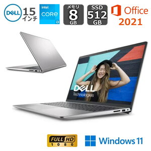 yViz DELL f m[gp\R Inspiron 15 3000 3520 15.6^FHD/ 12Core i3-1215U /  8GB/ SSD 512GB/ Windows 11 / Office t/ Vo[ / J[{ubN