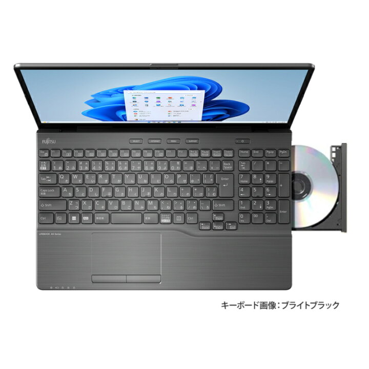 富士通 15.6型 ノートPC LIFEBOOK FMVA52CRJ2 メモリ4GB HDD約300GB 