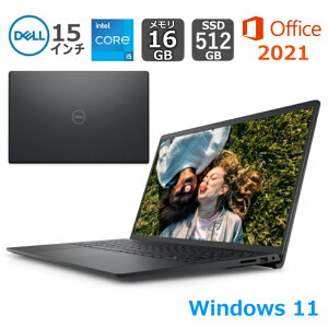 yViz DELL f m[gp\R Inspiron 15 3000 3520 15.6^FHD/ Core i5 1235U/  16GB/ SSD 512GB/ Windows 11 / Office t/ ubN Vo[I\