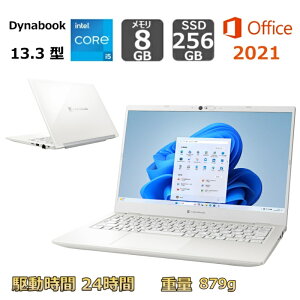 �y�V�i�z dynabook �m�[�g�p�\�R�� dynabook G6 13.3�^�t��HD / Windows 11 / Core i5-1340P / ������8GB/ SSD 256GB/ Office�t��/ 875g/ �쓮���� ��24����/ �I�j�L�X�u���[