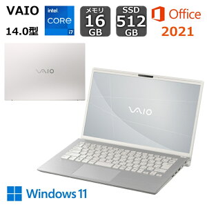 yViz VAIO oCI m[gp\R VAIO F14 14.0^/ Windows 11/ Core i7 1355U/  16GB/ SSD 512GB/ Office t/ WebJ/ wEF/ {ŃL[{[h/ EH[zCg/ TeS[h/ lC
