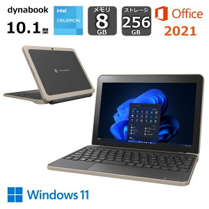 yViz dynabook ^ubgPC RpNg2in1 m[gPC dynabook K2 P1K2XPTB ^b`pl 10.1^/ Celeron N4500/  8GB/ 256GB/ Windows 11 Pro/ Office t/ ubN