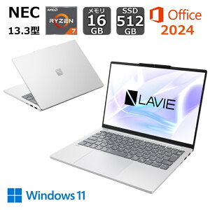 yViz NEC m[gp\R LAVIE N13Slim PC-N13/JA 13.3^/ AMD Ryzen 5/  16GB/ SSD 256GB/ Windows11/ WebJ/ F/ Office2024t/ CgVo[/ |[[u[/ 2024NH~f
