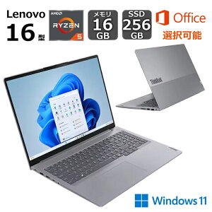 yViz Lenovo m[gp\R ThinkBook 16 Gen 7 16^/ AMD Ryzen 5 7533HS/  16GB/ SSD 256GB/ Windows 11/ WebJ/ OfficetI\ / wF/A[NeBbNO[