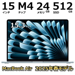 yViz Apple Abv MacBook Air 2025Ntf 15.3C` Liquid RetinafBXvC M4 10RACPU10RAGPU/  24GB/ SSD 512GB/ {L[{[h