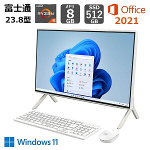 yViz xm FUJITSU fXNgbvPC FMV ESPRIMO FH60/H3 23.8^/ Ryzen 5 7530U/  8GB/ SSD 512GB/ Windows 11/ Officet/ F/ zCg