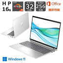 【新品】 HP ノートパソコン ProBook 465 G11 Notebook PC 16型 薄型 WUXGA/ Ryzen 5 7535U/ メモリ 32GB/ SSD 256GB/ Windows 11/ Office付き選択可能/ シルバー