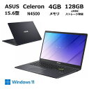 【展示品】 ASUS エイスース ノートパソコン E510KA 15.6型/ intel Celeron / メモリ 4GB/ eMMC 128GB/ Windows11 S / Office なし/ スターブラック