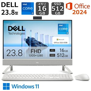 �y�V�i�z Dell �f�X�N�g�b�v�p�\�R�� Dell 24 AD47 23.8�^FHD/ Core i5-1334U 10�R�A/ ������ 16GB/ SSD 512GB/ Windows 11/ Office�t��/ Web�J����/ �f�X�N�g�b�vPC/ �p�[���z���C�g