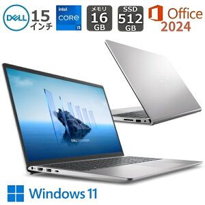 �y�V�i�z DELL �f�� �m�[�g�p�\�R�� Dell 15 DC15250 15.6�^ �t��HD/ Core i5 1334U/ ������ 16GB/ SSD 512GB/ Windows 11/ Office �t��/ �u���b�N �V���o�[�I���\