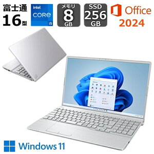 �y�V�i�z �x�m�� FUJITSU �m�[�g�p�\�R�� FMV LIFEBOOK AH45/J3 16.0�^/ Core i5 / ������ 8GB/ SSD 256GB/ Windows 11/ 2024 Office�t��/ Web�J����/ �V���o�[/ �u���b�N