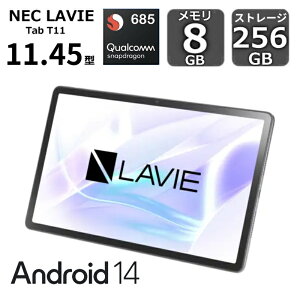 �y�V�i�z NEC �^�u���b�gPC Android�^�u���b�g LAVIE Tab T11 11.45�^���C�h/ Android 14/ Snapdragon 685/ ������ 8GB/ �X�g���[�W 256GB/ Wi-Fi���f�� / ���i�O���[