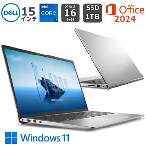 �y�V�i�zDELL �f�� �m�[�g�p�\�R�� Dell 15 DC15250 15.6�^FHD/ Core i7 1355U/ ������ 16GB/ SSD 1TB/ Windows 11 / Office�t��/ Wi-Fi6/ �J�[�{���u���b�N