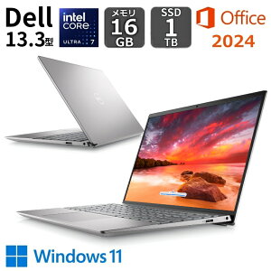 �y�V�i�z DELL �f�� �m�[�g�p�\�R�� Inspiron 13 5330 13.3�^ WQXGA/ Core Ultra 7/ ������ 16GB/ SSD 1TB/ NPU����/ Windows 11/ Office �t��/ Web�J����/ �V���o�[/ �s���N
