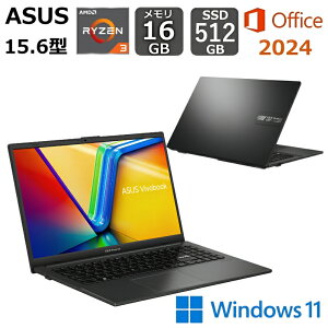 �y�V�i�z ASUS �G�C�X�[�X �m�[�g�p�\�R�� Vivobook GO 15 E1504FA 15.6�^/ Ryzen 3 7320U/ ������ 16GB/ SSD 512GB/ Windows 11/ Office�t��/ ���{��ŃL�[�{�[�h