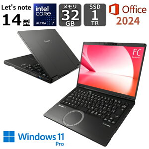 �y�V�i�z �p�i�\�j�b�N Panasonic ���b�c�m�[�g Let's note FC�V���[�Y FC7 CF-FC7BDPCR 14�^/ Core Ultra 7/ ������ 32GB/ SSD 1TB/ Windows 11 Pro/ �w��E��F��/ Office�t��/ �J�[���O���C/ 2026�N�t���f��