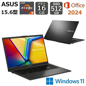 �y�V�i�z ASUS �G�C�X�[�X �m�[�g�p�\�R�� Vivobook GO 15 E1504FA 15.6�^/ Ryzen 5 7520U/ ������ 16GB/ SSD 512GB/ Windows 11/ Office�t��/ ���{��ŃL�[�{�[�h