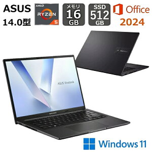 �y�V�i�z ASUS �G�C�X�[�X �m�[�g�p�\�R�� �m�[�gPC Vivobook M1405YA 14�^ WUXGA / AMD Ryzen 5 7430U / ������ 16GB / SSD 512GB / Windows 11 / Office�t�� / Web�J���� / �C���f�B�[�u���b�N