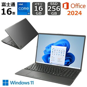 �y�V�i�z �x�m�� FUJITSU �m�[�g�p�\�R�� FMV Note A�V���[�Y 16�^ / WUXGA / Core i5 1335U / ������ 16GB / SSD 256GB / Windows 11 / Web�J���� / �e���L�[ / Office�t�� / �u���C�g�u���b�N