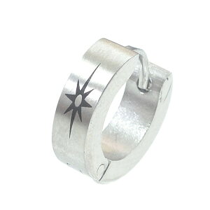 ステンレスフープピアス 【太陽】【直径13mm】【片耳ピアス】(ピアス/フープピアス/イヤリング )