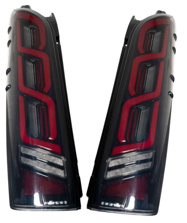 楽天市場】ハイエース フルLED テールランプ Type2 流れる ウインカー 