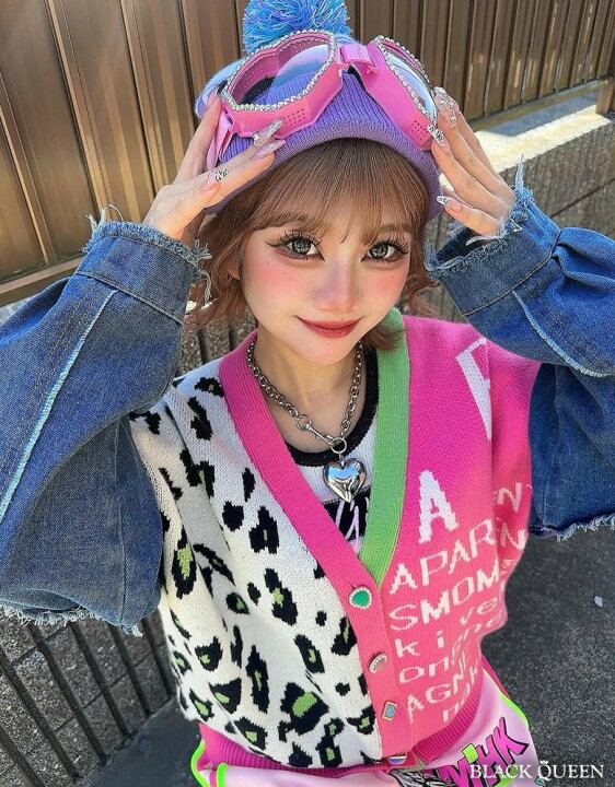 楽天市場】ギャル服 ギャル ファッション ニット カーディガン デニム 