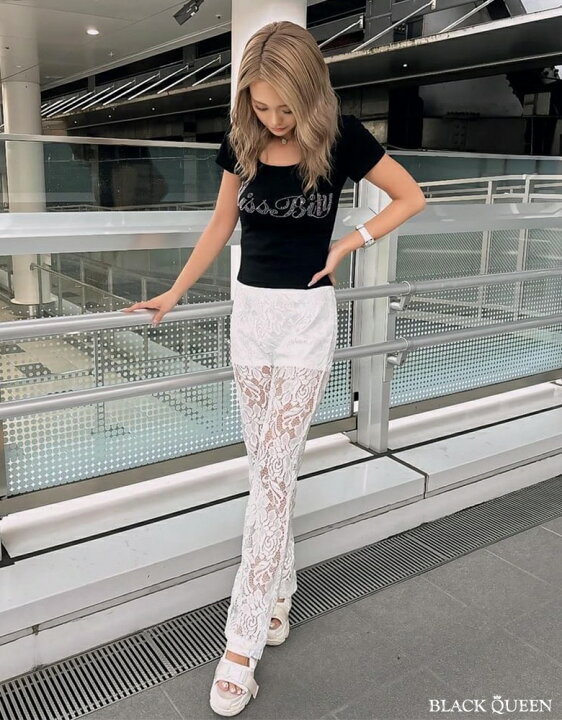 楽天市場】ギャル服 ギャル ファッション レディース レース 薔薇 バラ 