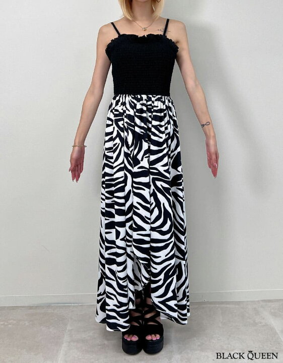 楽天市場】ギャル服 ギャル ファッション マキシ ロング アニマル柄  