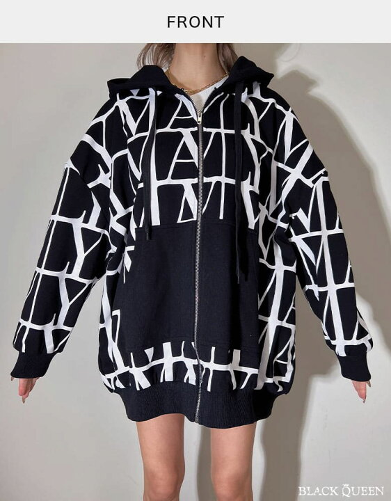 楽天市場】ギャル服 ギャル ファッション パーカー オーバー オーバー  