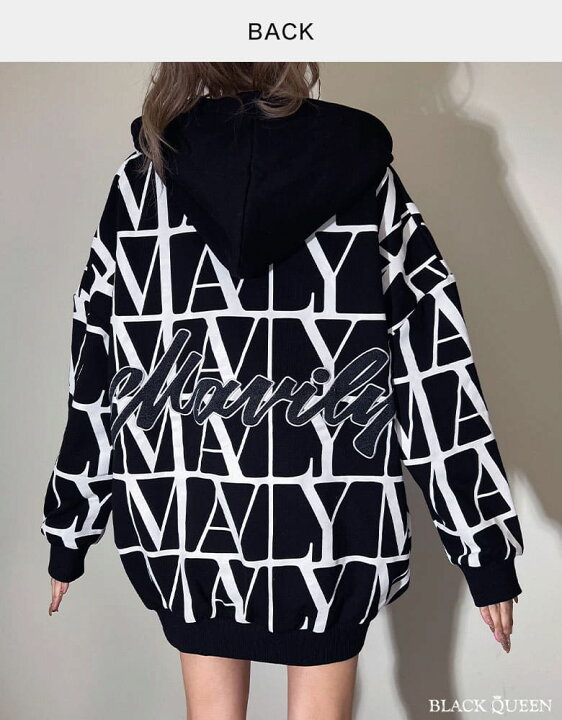 楽天市場】ギャル服 ギャル ファッション パーカー オーバー オーバー  