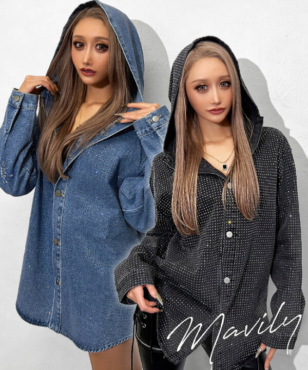楽天市場】ギャル服 ギャル ファッション ジャケット デニム ラメ 