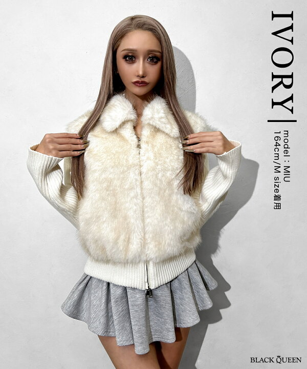 楽天市場】ギャル服 ギャル ファッション アウター ファー ブルゾン 