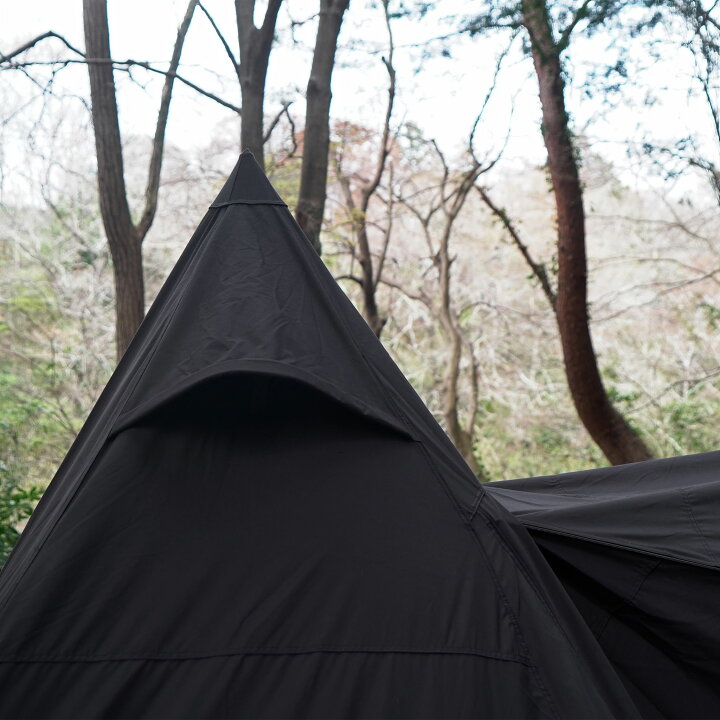 楽天市場】BlackishGear ワンポールテント TC 1人用 2人用 ソロ ポリ 