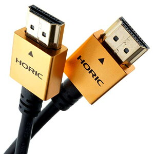 �z�[���b�N HDMI�P�[�u�� 1m 4K/60p 18Gbps HDR HDMI 2.0 �X���� �R���p�N�g �S�[���h HDM10-460GD