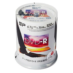 VRp[ f[^pDVD-R 4.7GB 1-16{Ή zCgChv^u 100Xsh SPDR47PWC100S