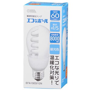 �I�[���d�@ �d���`�u���� �G�R�ȃ{�[��60W�`����E26�����F EFA15ED/12N EFA15ED/12N