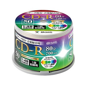 RP LI CD-R f[^ y ^p 50Xsh 48{ 700MB QCDR-M50SP