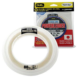 DUEL(fG) HARDCORE(n[hRA) tC 80Lbs. HARDCORE POWERLEADER FC 50m 80L
