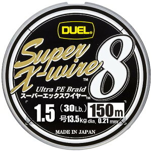 DUEL(fG) PEC 1.5 X[p[GbNXC[8 (Super X-wire 8) 150m 1.5 S Vo[ H3