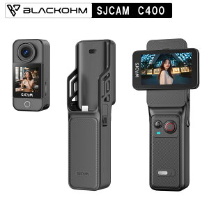 SJCAM C400 C400Pocket�J���� �A�N�V�����J���� 4K vlog�J���� �h��30M 7���Ԏ����o�b�e�� �^�b�`�X�N���[�� 154°����p�|�P�b�g�n���h�w���h 6����u���␳ POV�J���� 8�{�Y�[���E�F�A���u���{�f�B�J