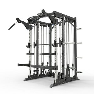 BS-X5 ハーフラック ケーブルクロス パワーラック マルチジム ベンチプレス ラットプル 懸垂 ロウイング スクワット ディップス スミスマシン