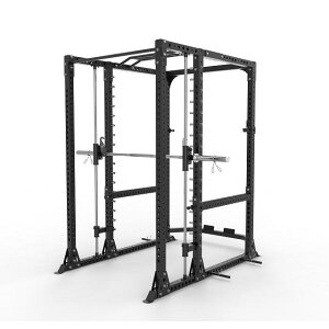 BS-D.I.Y.-パワーラック&スミスマシン スミスマシン ハーフラック ケーブルクロス パワーラック マルチジム ベンチプレス ラットプル 懸垂 ロウイング スクワット