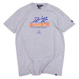 INTERBREED（インターブリード） STARTER × INTERBREED Running High Tee 半袖 Tシャツ スターター グレー