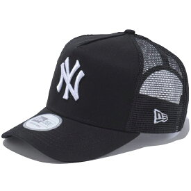 ポイント2倍 正規取扱店 ニューエラ キャップ 送料無料 NEW ERA 9FORTY A-Frame トラッカー ニューヨーク・ヤンキース メッシュキャップ ニューエラキャップ 帽子 MLB メジャーリーグ ブラック ホワイト 12746895